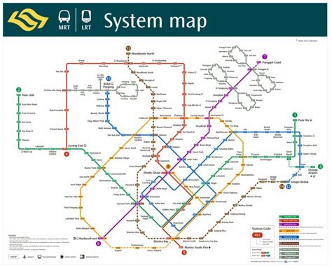 シンガポールMRT地下鉄 路線図・ツーリストパス・ez-Linkカードまとめ