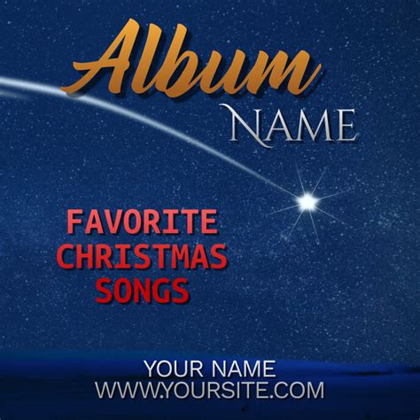 Christmas Album Cover Template | PosterMyWall