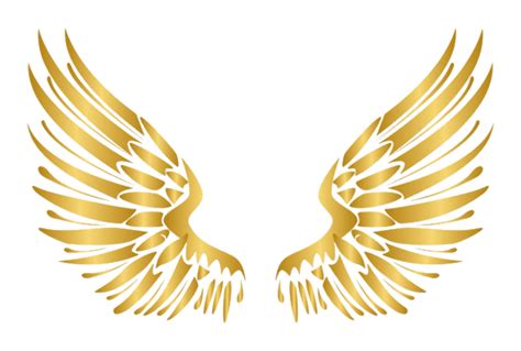 Black Gold Wings Png Clip Art Image Black And Gold Wings Transparent ...