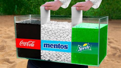 EXPERIMENT: COCA COLA AND MENTOS - YouTube