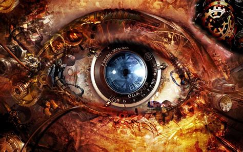 Steampunk Abstract Eyes HD Wallpapers – High Definition Wallpapers