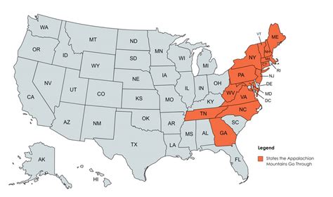 What States Do The Appalachian Mountains Go Through? - What States