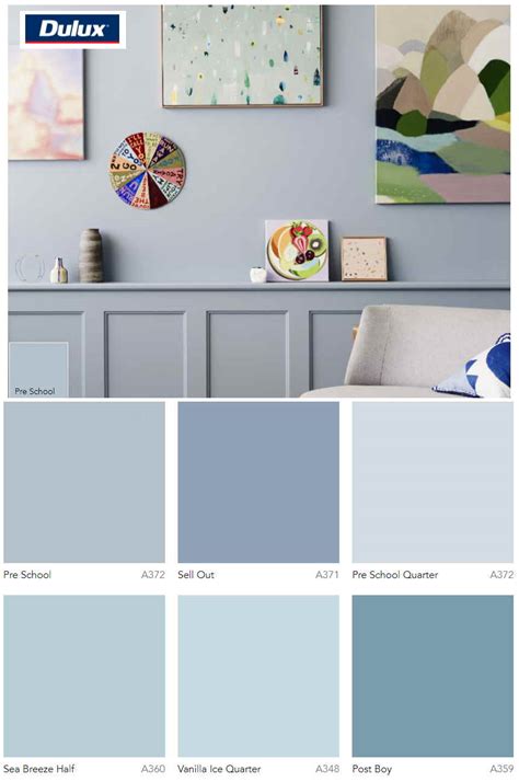 Dulux Blue Paint Colours - Interiors By Color