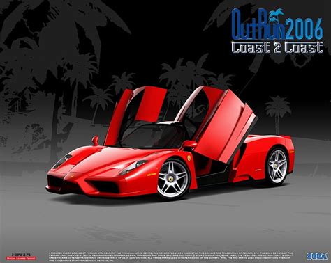 HD wallpaper: red Ferrari LaFerrari coupe, outrun 2006 coast 2 coast ...