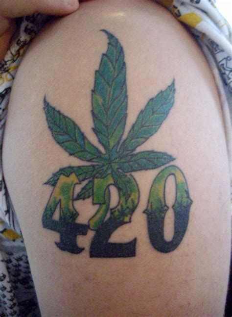 420 Tattoos 301 Moved Permanently Cannabis, Maple Leaf Tattoo, Cool ...