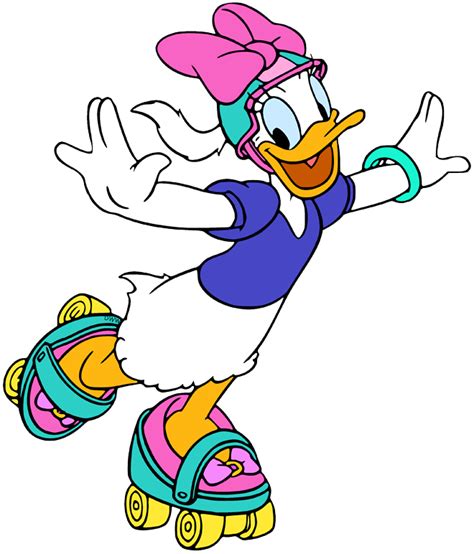 Daisy Duck Rollerskating by MMMarconi127 on DeviantArt