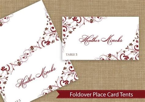 30 Staples Tent Card Template