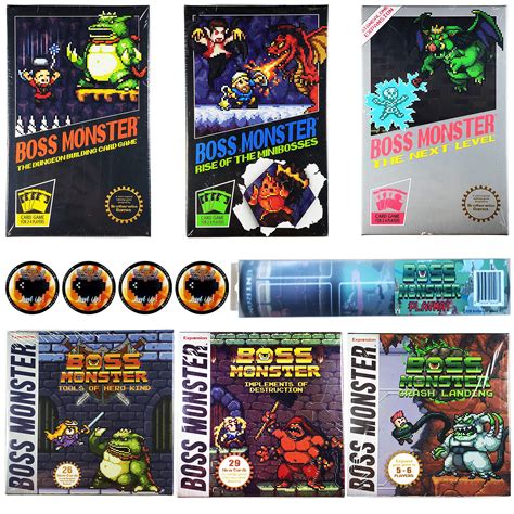 Buy Boss Monster Rise of The Minibosses Card Game Bundle with Mat, Boss ...