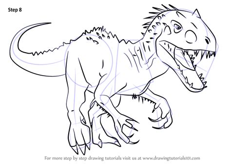 Learn How to Draw Indominus rex from Jurassic World (Jurassic World ...