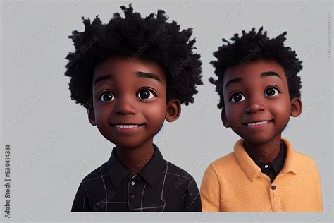 3D CGI animation-style children. Completely original image and ...