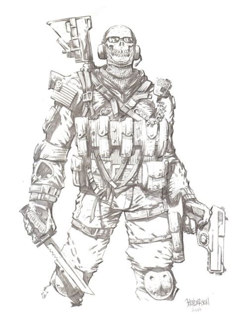 Modern Warfare Ghost by dogsoldierr on DeviantArt