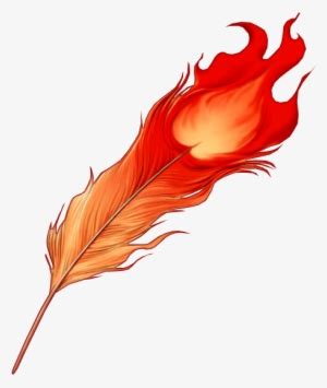 A Feather Of The Phoenix - Phoenix Feather - Free Transparent PNG ...