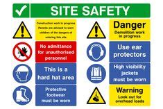 Construction & Site safety signs