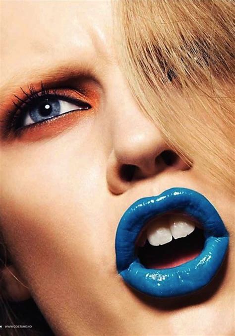 Blue Lips. | Blue lipstick, Blue lips, Makeup