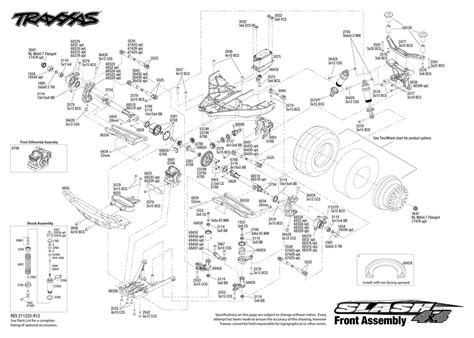 Traxxas Slash 4x4 VXL Parts Exploded View (68068-4) — Adventure Hobbies ...