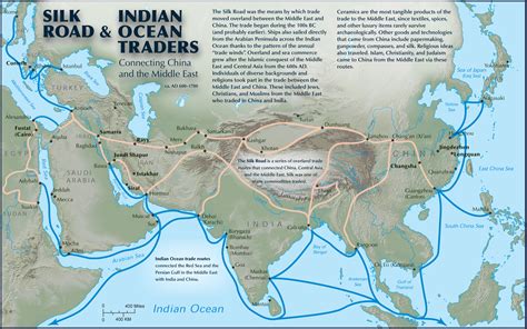 How were the Indian Ocean routes and Silk routes similar? Different ...