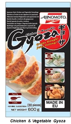 Ajinomoto Frozen Foods to Begin Consignment Production of Gyoza in Europe