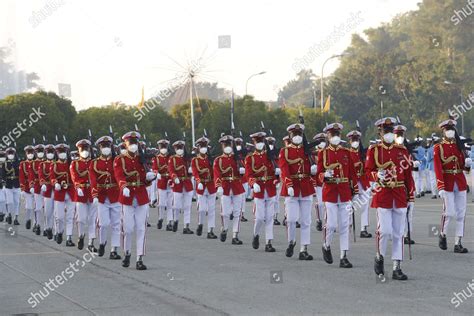 Members Honor Guard Leave After Ceremony Editorial Stock Photo - Stock ...