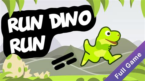 Run dino run - a game example from the GDevelop game making app | GDevelop