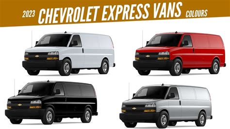 2023 Chevrolet Express Vans - All Color Options - Images | AUTOBICS ...