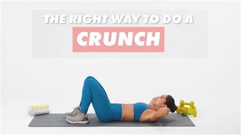 How To Do Crunches | The Right Way | Well+Good - YouTube