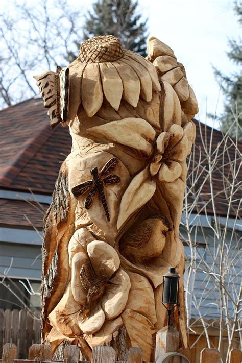 Chainsaw carving of Owls and chainsaw carving of Birds | Chainsaw ...