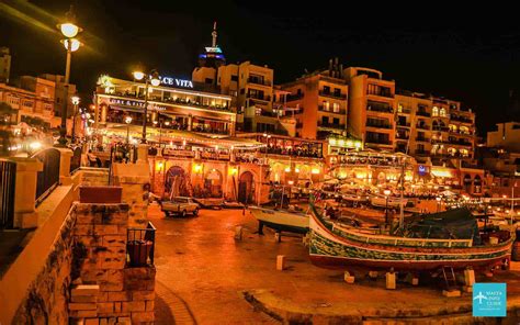 St. Julian’s Malta Night Photos | Malta's Nightlife Hotspot