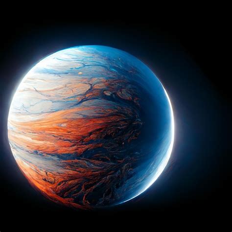 Premium AI Image | Gas Giant Planet In Space