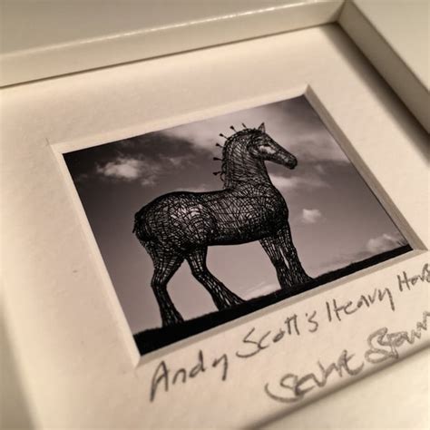 ANDY SCOTT'S HEAVY HORSE, GLASGOW mini signed ... - Folksy