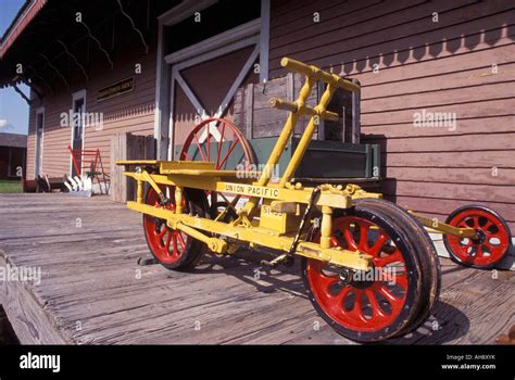 DISPLAY IN RAILROAD TOWN, PART OF STUHR MUSEUM OF THE PRAIRIE PIONEER ...