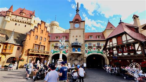 EPCOT World Showcase Germany Pavilion Tour in 4K | Walt Disney World ...