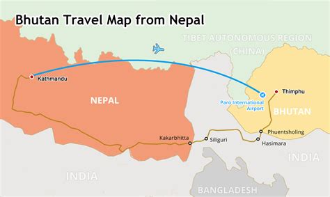 Ultimate Bhutan and Nepal Tourist Maps