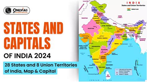 States And Capitals Of India 2024 - Complete List & Key Insights