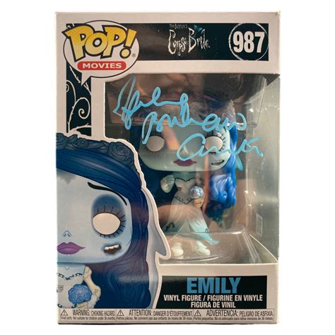 Helena Bonham Carter Signed Funko POP Corpse Bride Emily JSA COA ...