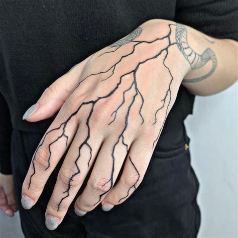 Ignorant tattoos on Instagram: “Sick freehand lightning by @olyaglotova