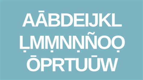 This page is about the Marshallese alphabet and how to pronounce all of ...