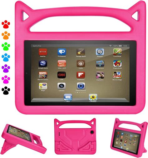 Amazon.com: Fire 7 Tablet Case, Kindle Fire 7 Case - Auorld Kids ...