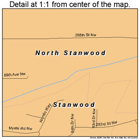 North Stanwood Washington Street Map 5350175