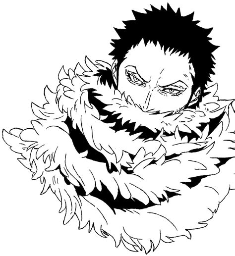 One Piece Katakuri Coloring Page - Anime Coloring Pages