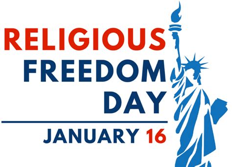 National Religious Freedom Day - January 16, 2023 - Happy Days 365