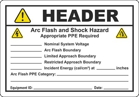 Danger Electric Arc Flash Hazard Label J5515 - by SafetySign.com