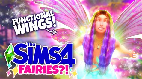 You can finally get functional FAIRIES in The Sims 4! 🧚‍♀️ - YouTube