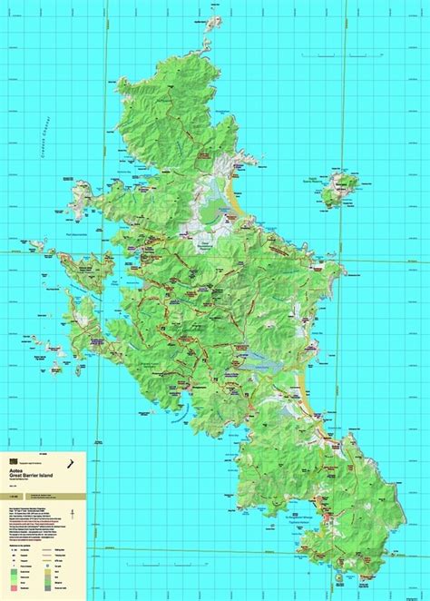 Aotea Great Barrier Island topographic map - NewTopo (NZ) Ltd