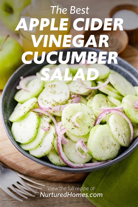 The Best Apple Cider Vinegar Cucumber Salad Ever (ermahgerd ...