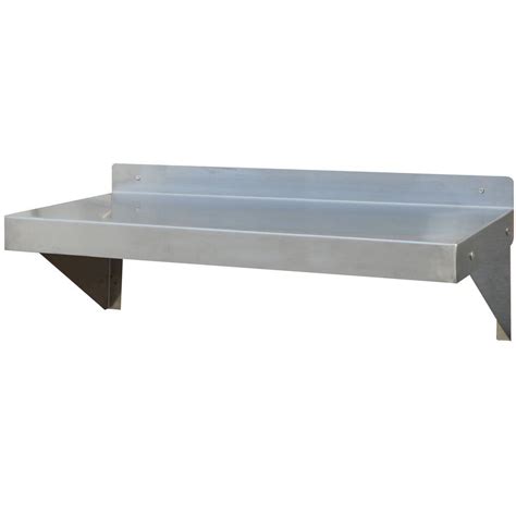 AmeriHome 36 in. Stainless Steel Wall Shelf-SSWSHELF36 - The Home Depot