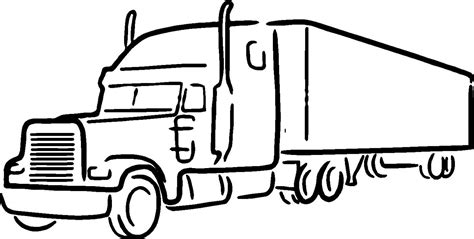 Semi Truck Drawings - Clashing Pride