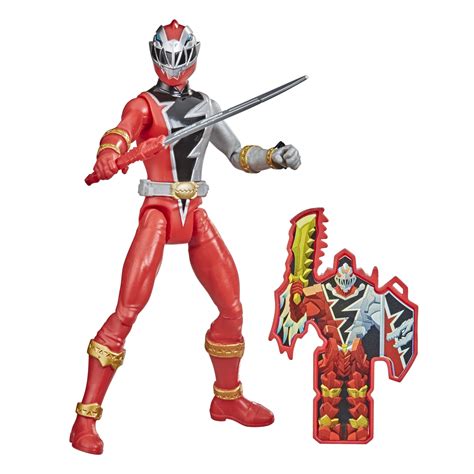 Buy Power Rangers Dino Fury Red Ranger 6-Inch Action Figure with Dino ...