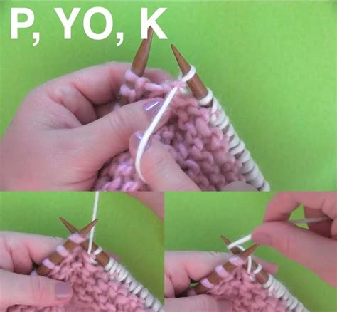 How to Knit a Yarn Over Increase Stitch - Studio Knit