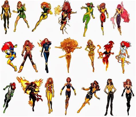 The Comic Book Hero: Jean Grey's Phoenix costume history | Marvel jean ...