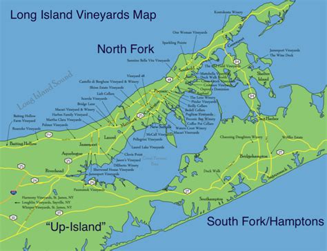 Long Island Vineyards Map - The Long Island Local